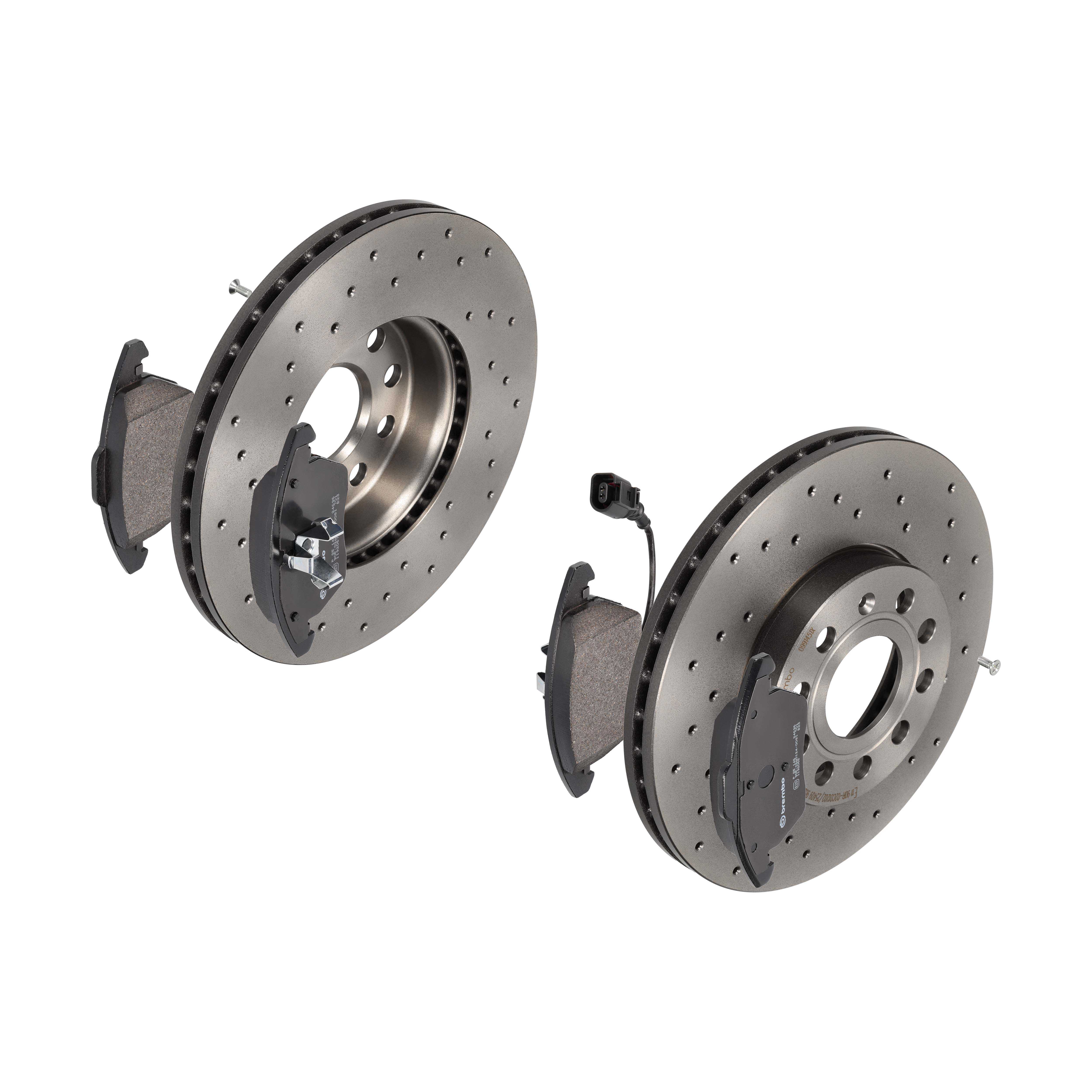 BREMBO Bremsensatz, Scheibenbremse sk8k0f5gc6 Vorderachse Gelocht/innenbel. 288mm 25mm für SEAT VW VW (SVW) AUDI (FAW) AUDI VW (FAW) SKODA SKODA (SVW)