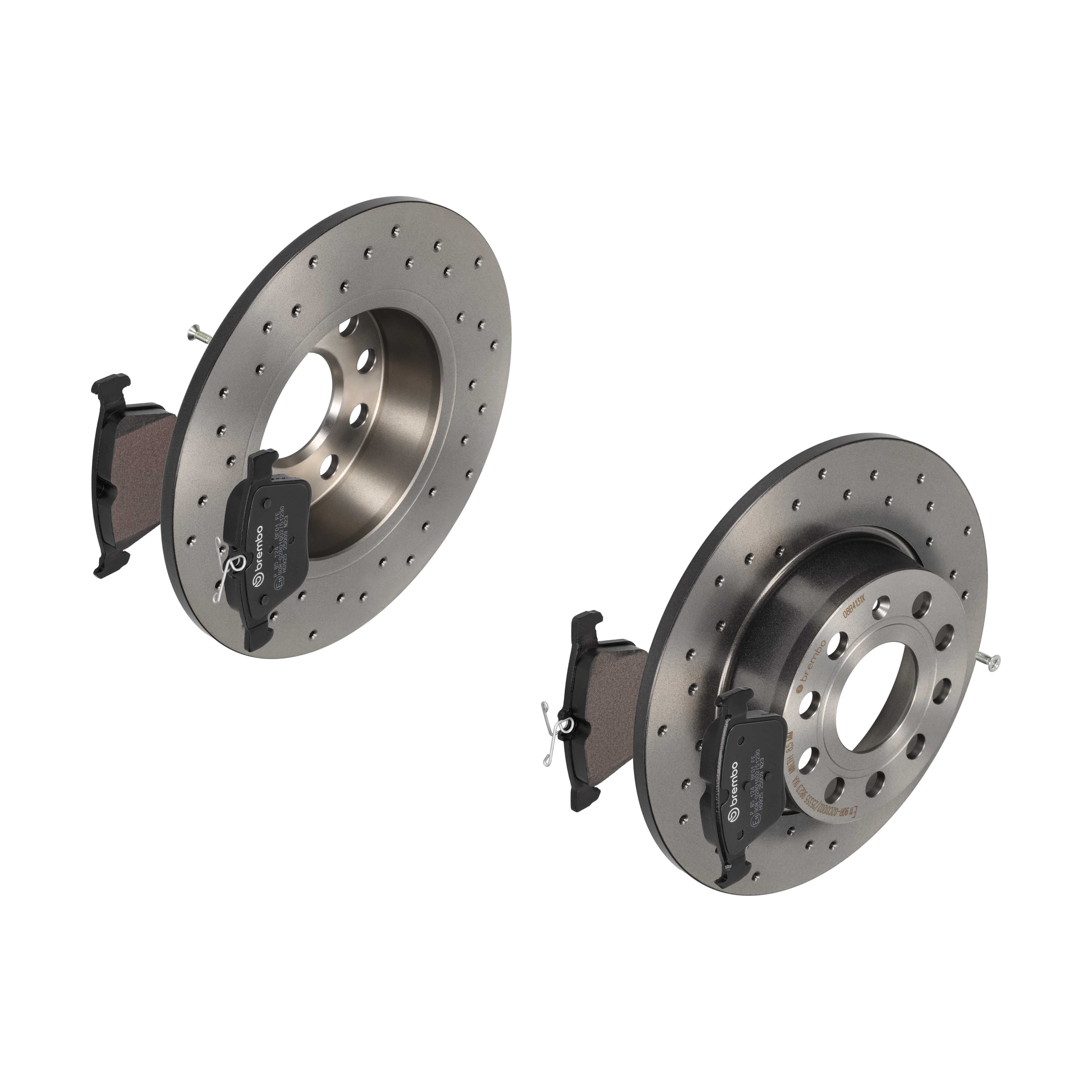 BREMBO Bremsensatz, Scheibenbremse sg00000clo Hinterachse Gelocht 272mm 10mm für VW SEAT AUDI AUDI (FAW) SKODA VW (FAW) SKODA (SVW) VW (SVW)