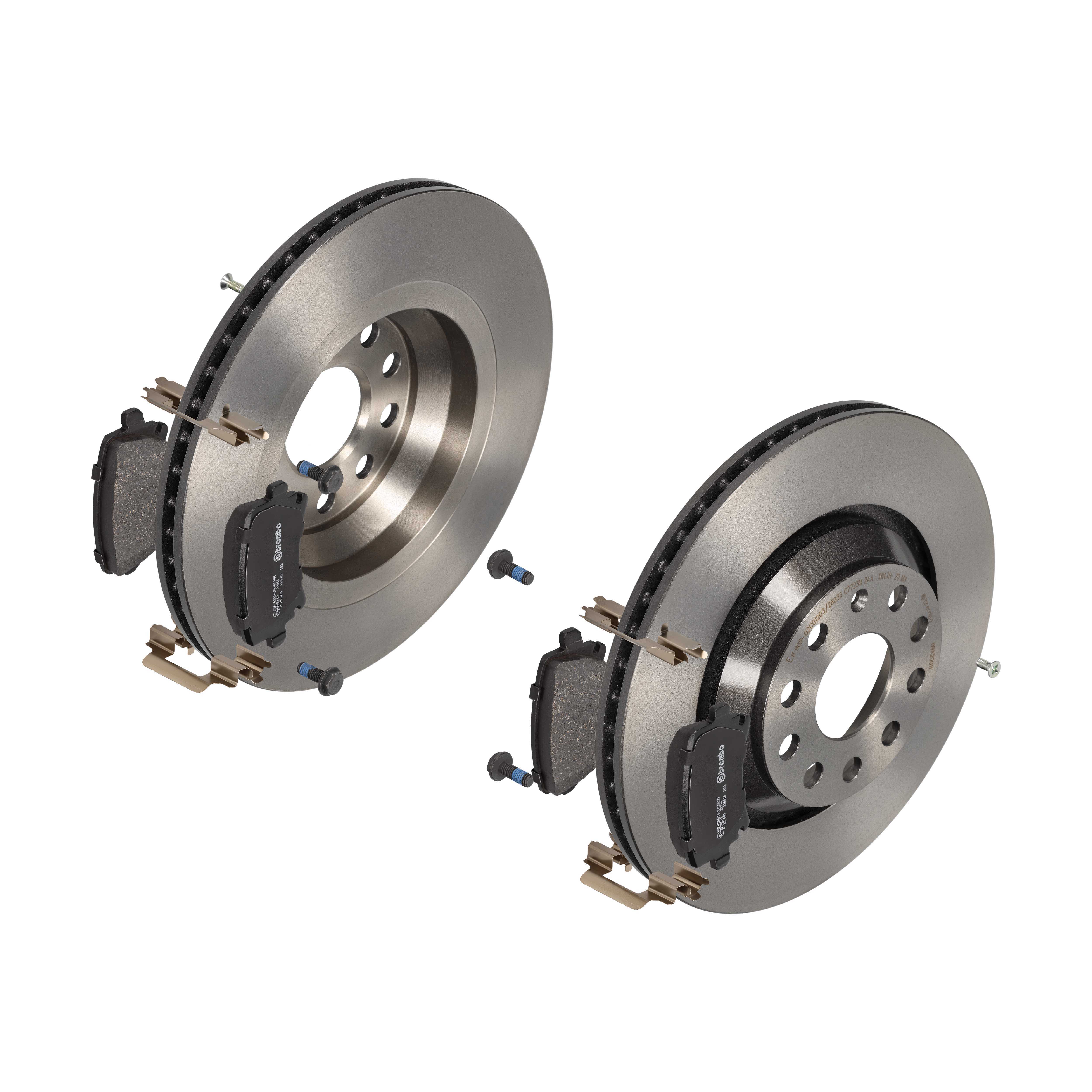 BREMBO Bremsensatz, Scheibenbremse ijdtidi1j4 Hinterachse Innenbelüftet 310mm 22mm für VW SEAT VW (FAW)