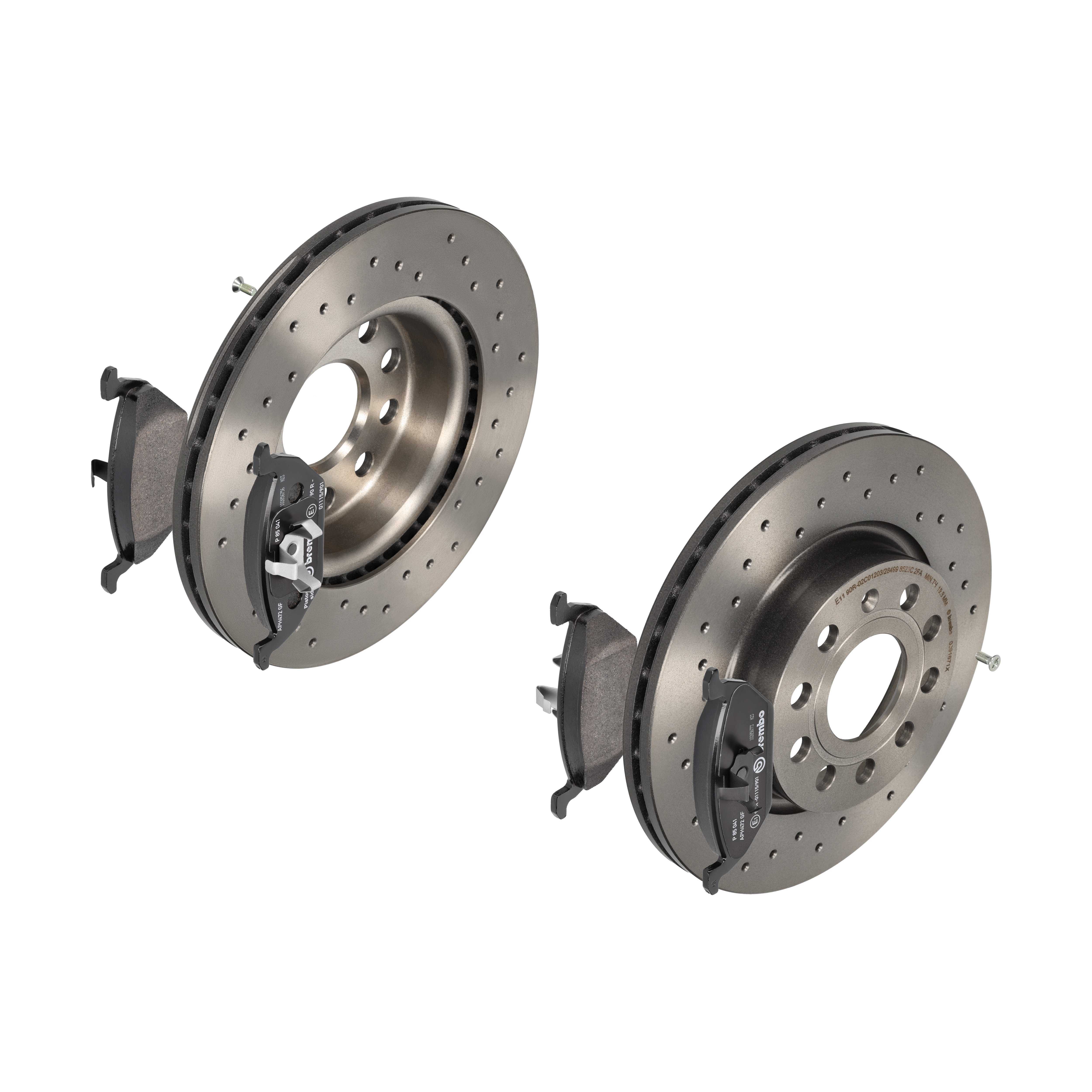 BREMBO Bremsensatz, Scheibenbremse sk8k0f6572 Vorderachse Gelocht/innenbel. 280mm 22mm für VW (FAW) AUDI VW SKODA SEAT VW (SVW) SKODA (SVW) BRILLIANCE