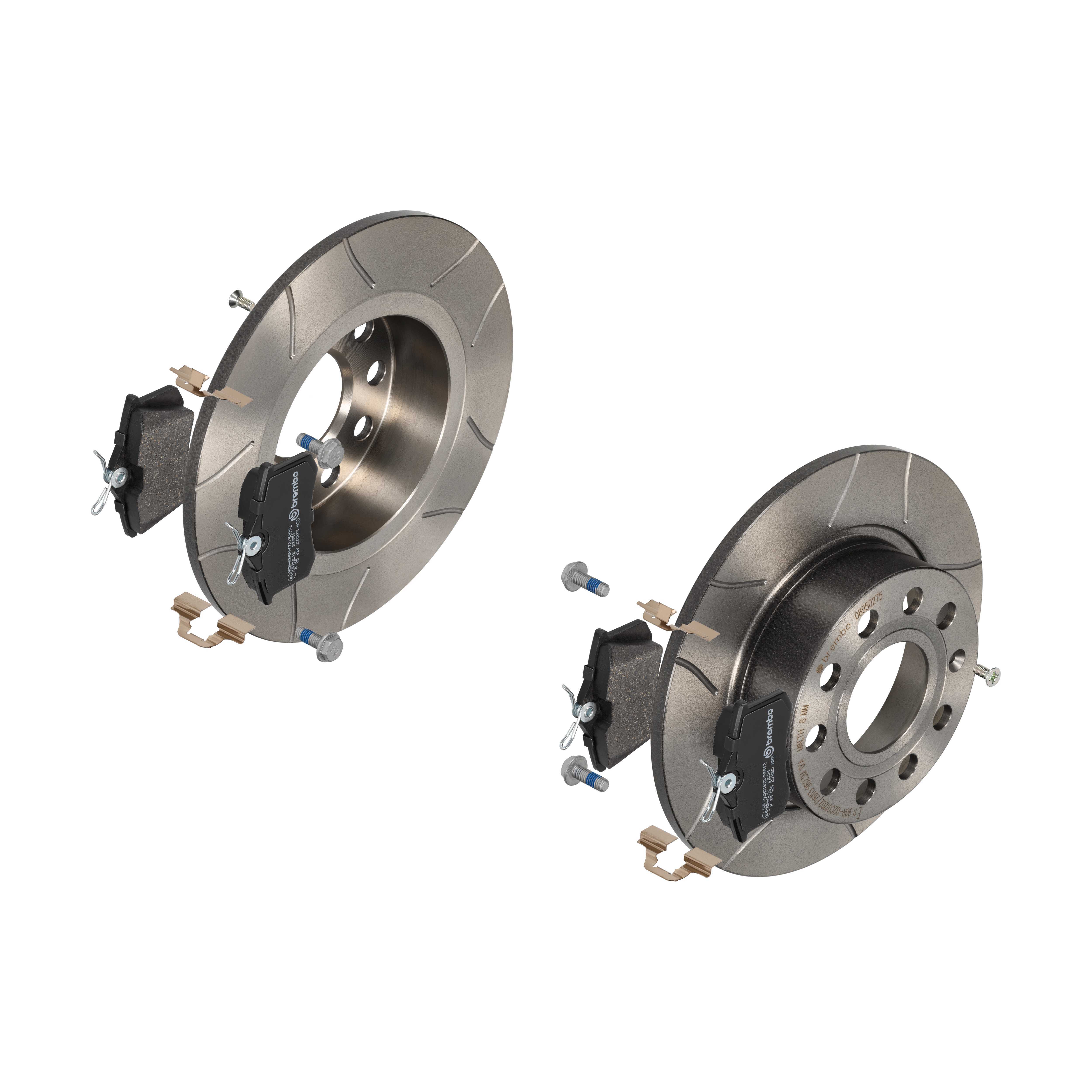 BREMBO Bremsensatz, Scheibenbremse sk8k0f8425 Hinterachse Geschlitzt 253mm 10mm für PEUGEOT CITROËN FORD ROEWE (SAIC) LANCIA ZHONGHUA (BRILLIANCE) DS