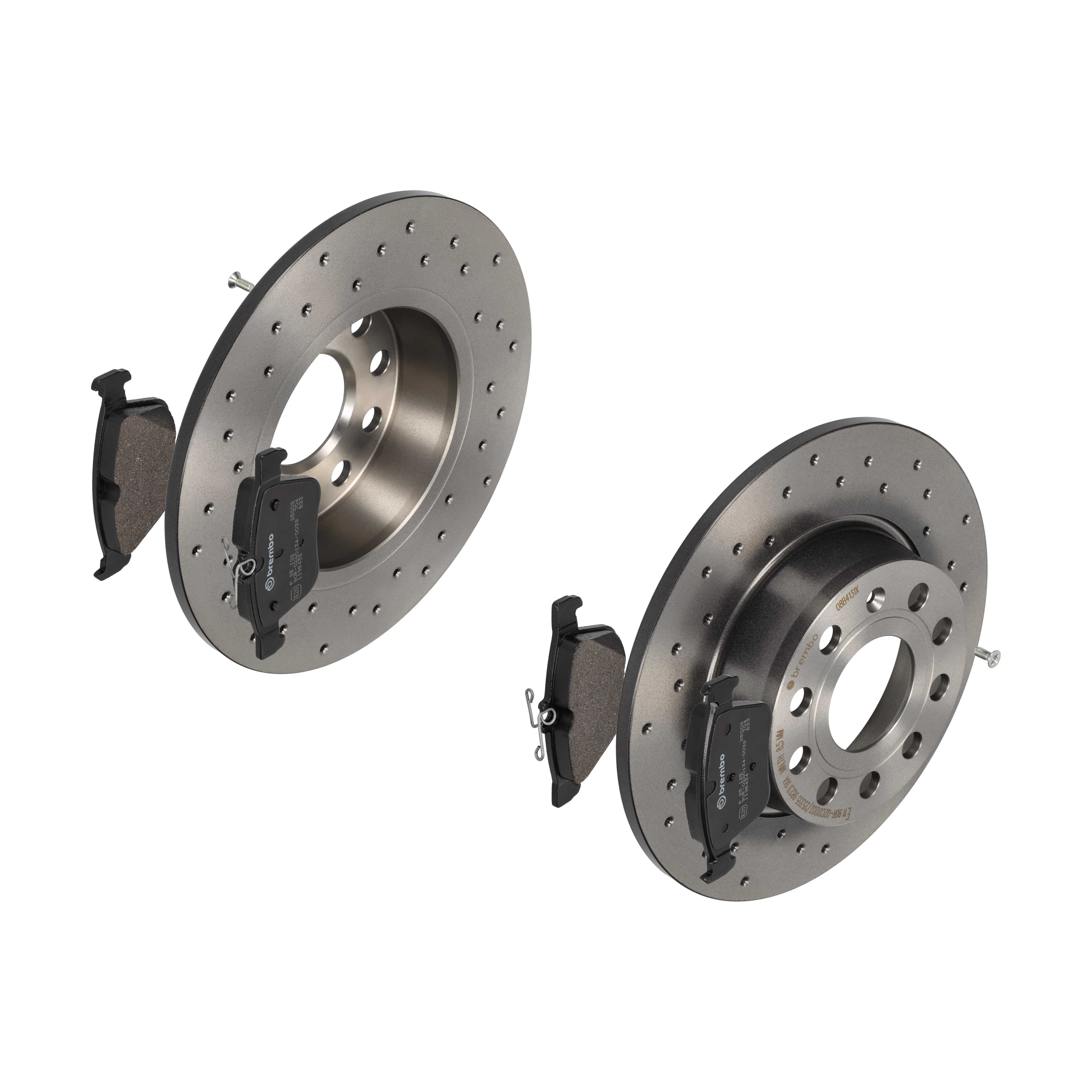 BREMBO Bremsensatz, Scheibenbremse sk8k0f9r09 Hinterachse Gelocht 272mm 10mm für MG (SAIC) VW AUDI (FAW) SEAT SKODA AUDI SKODA (SVW) VW (FAW)