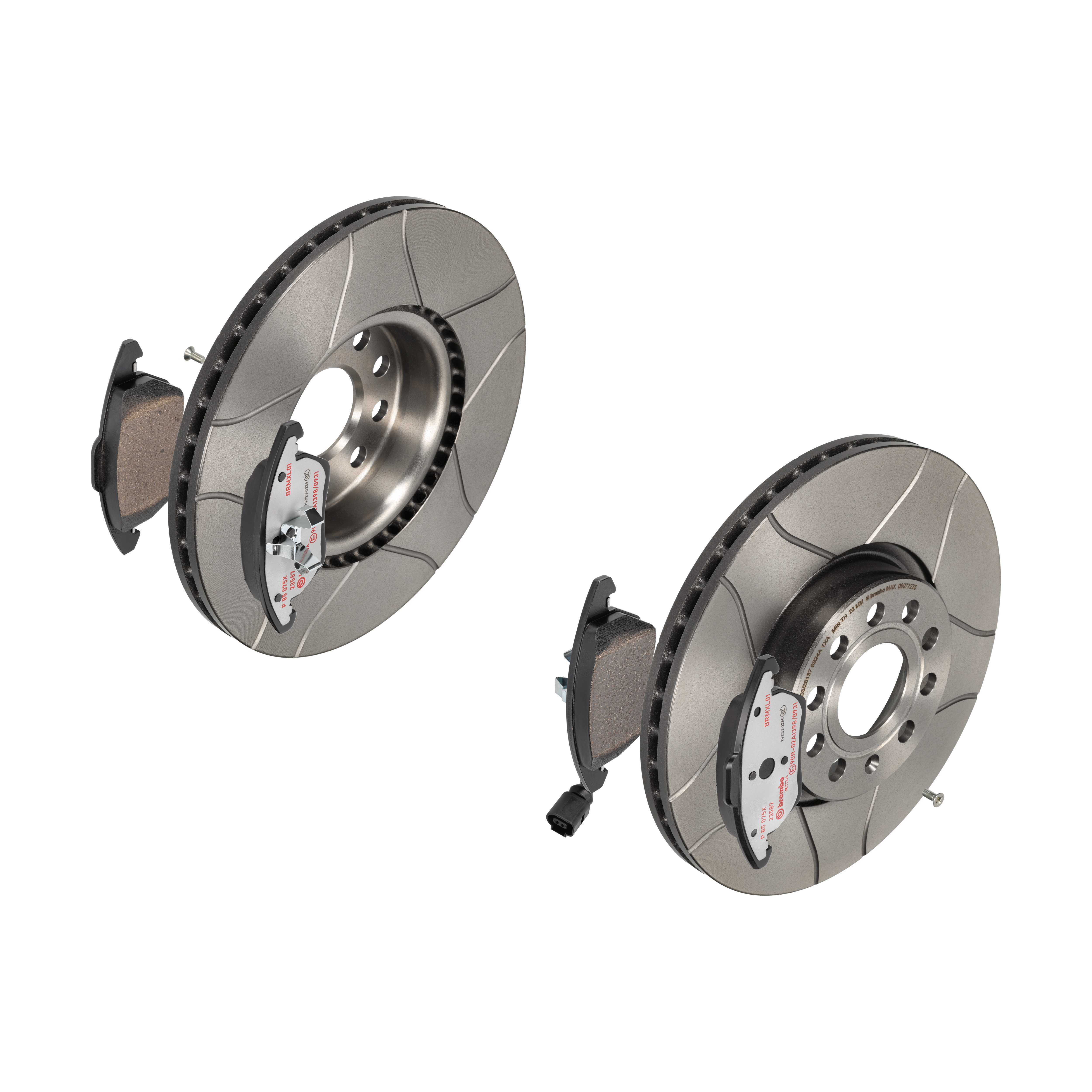 BREMBO Bremsensatz, Scheibenbremse sk8k0f5ok0 Vorderachse Innenbelüftet 312mm 25mm für VW VW (SVW) AUDI SEAT VW (FAW) SKODA (SVW) SKODA