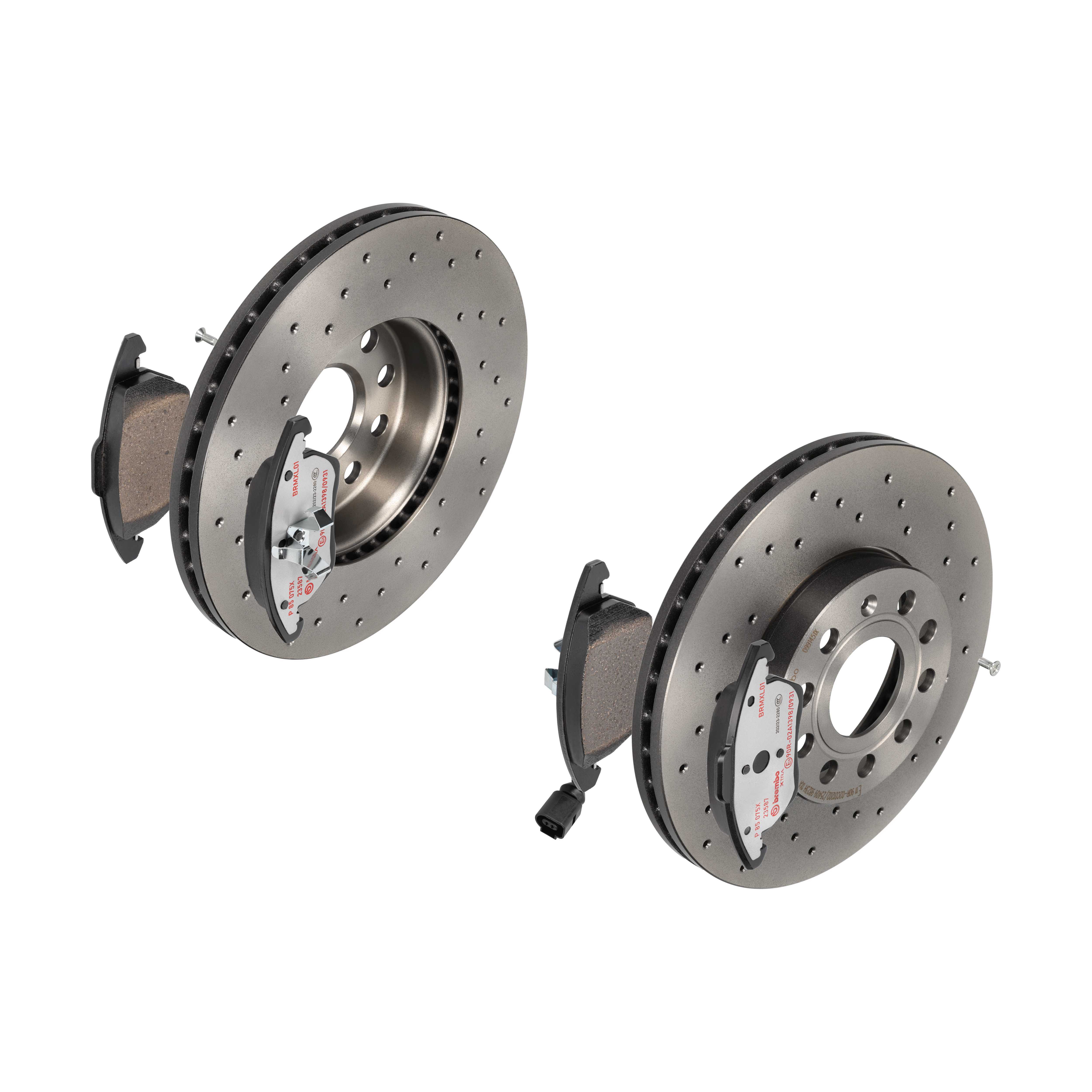 BREMBO Bremsensatz, Scheibenbremse sk8k0f47d0 Vorderachse Gelocht/innenbel. 288mm 25mm für AUDI VW SEAT SKODA (SVW) AUDI (FAW) SKODA VW (FAW)
