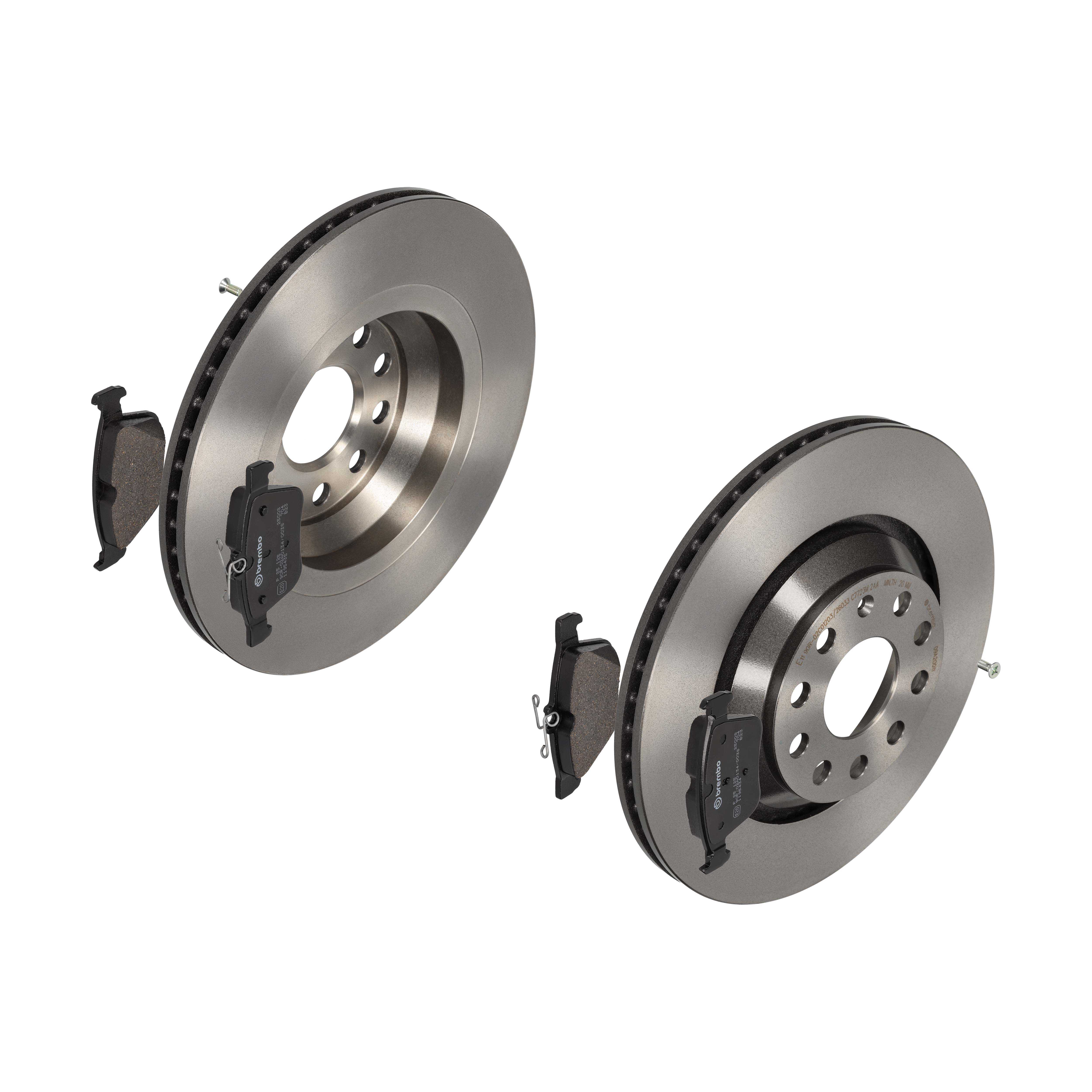 BREMBO Bremsensatz, Scheibenbremse ijdtidklp2 Hinterachse Innenbelüftet 310mm 22mm für MG (SAIC) VW SEAT AUDI SKODA VW (FAW) SKODA (SVW) AUDI (FAW)