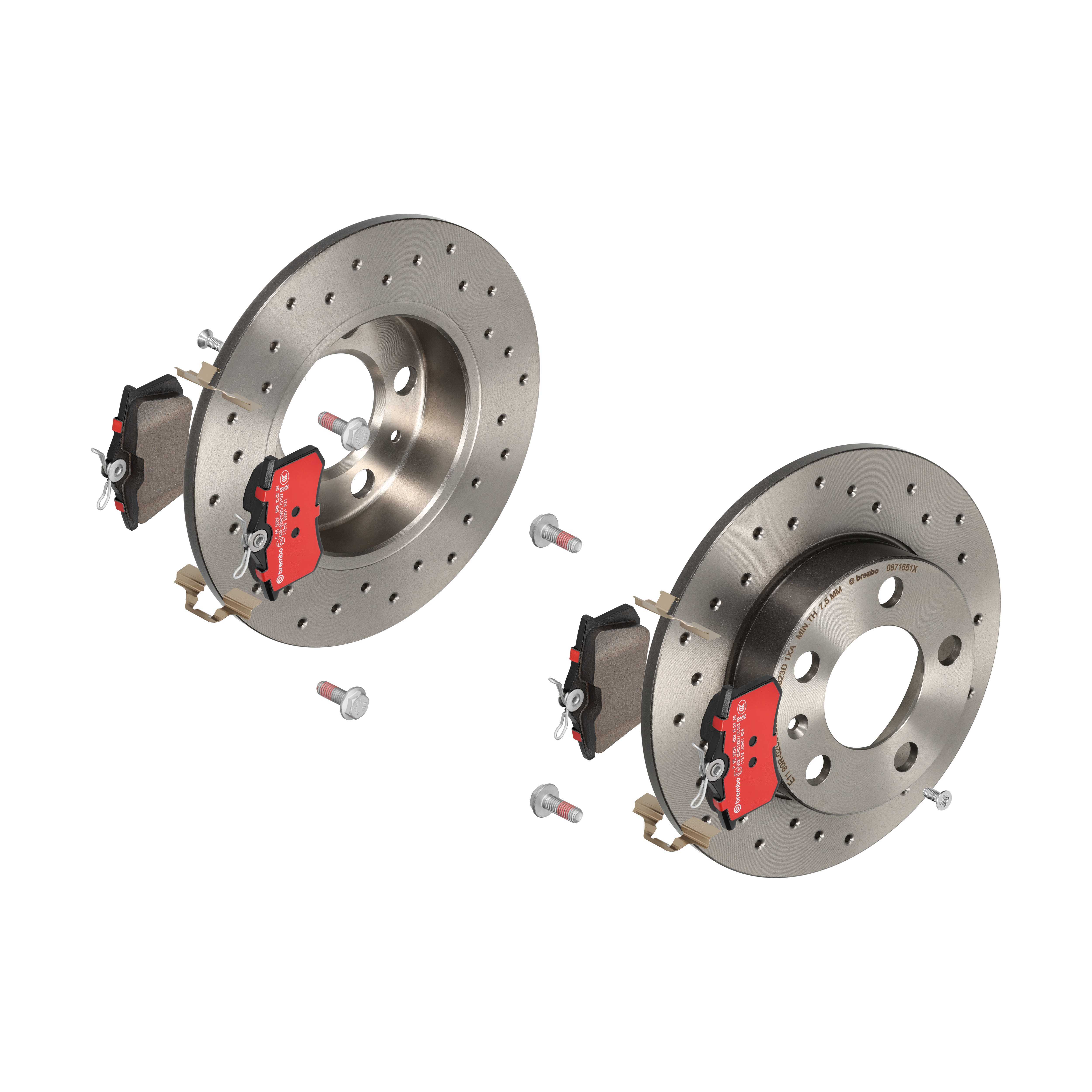 BREMBO Bremsensatz, Scheibenbremse sk8k0f9un7 Hinterachse Voll 230mm 9mm für CITROËN FORD MG (SAIC) ROEWE (SAIC) FIAT ZHONGHUA (BRILLIANCE) PEUGEOT DS