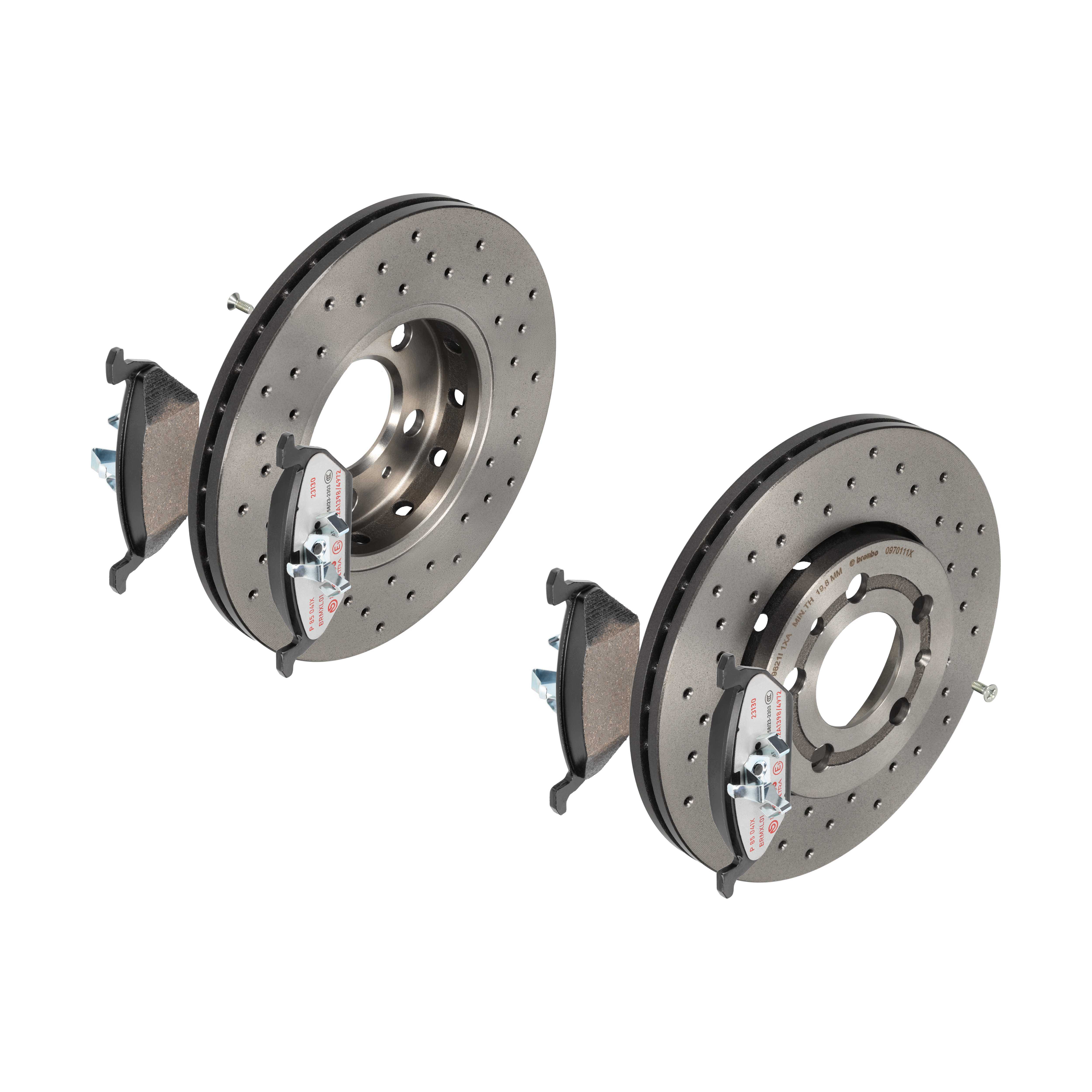 BREMBO Bremsensatz, Scheibenbremse sk8k0f63u4 Vorderachse Gelocht/innenbel. 256mm 22mm für VW (FAW) VW (SVW) AUDI VW SEAT SKODA SKODA (SVW) BRILLIANCE
