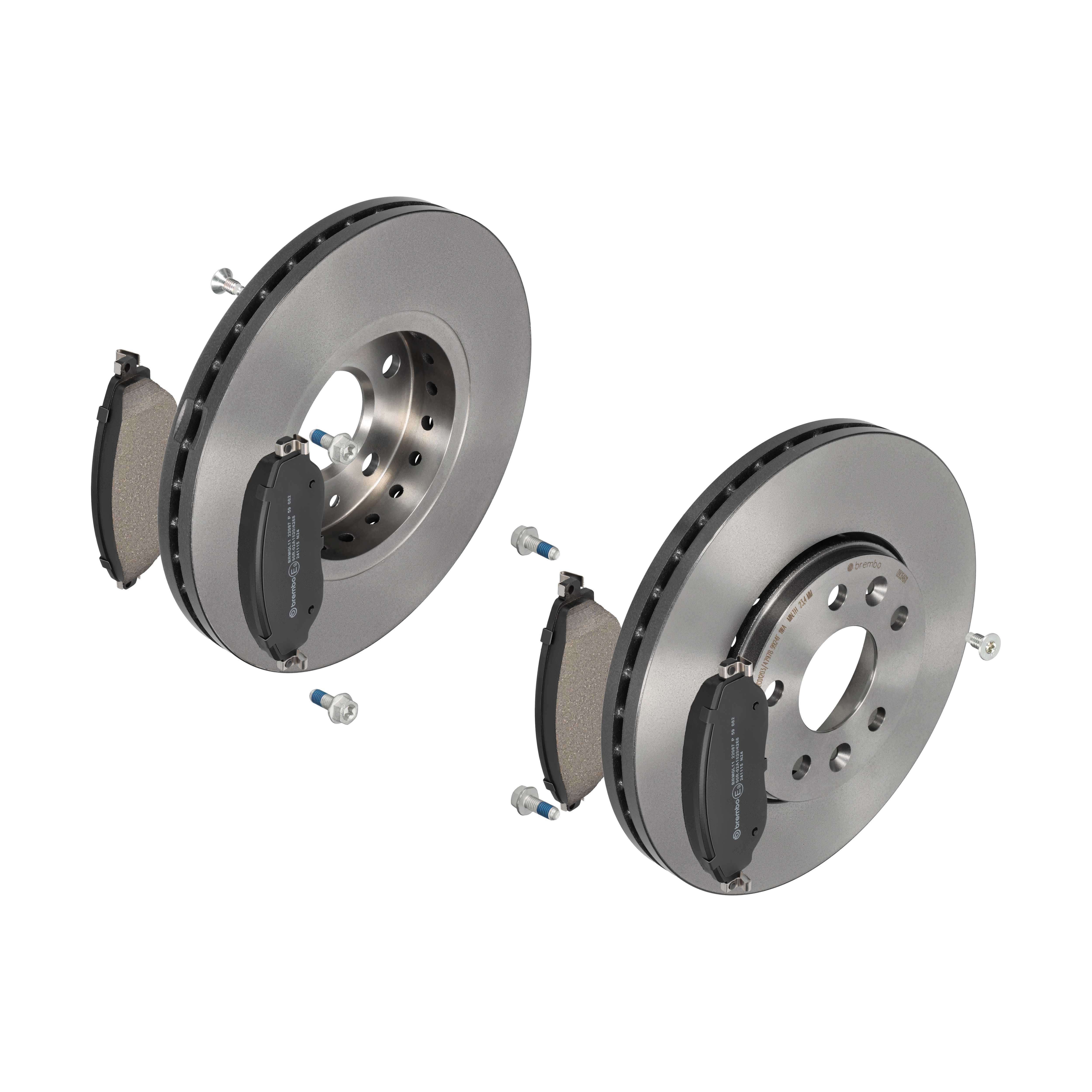 BREMBO Bremsensatz, Scheibenbremse ijzjsgfqv8 Vorderachse Innenbelüftet 296mm 28mm für OPEL VAUXHALL RENAULT NISSAN FIAT