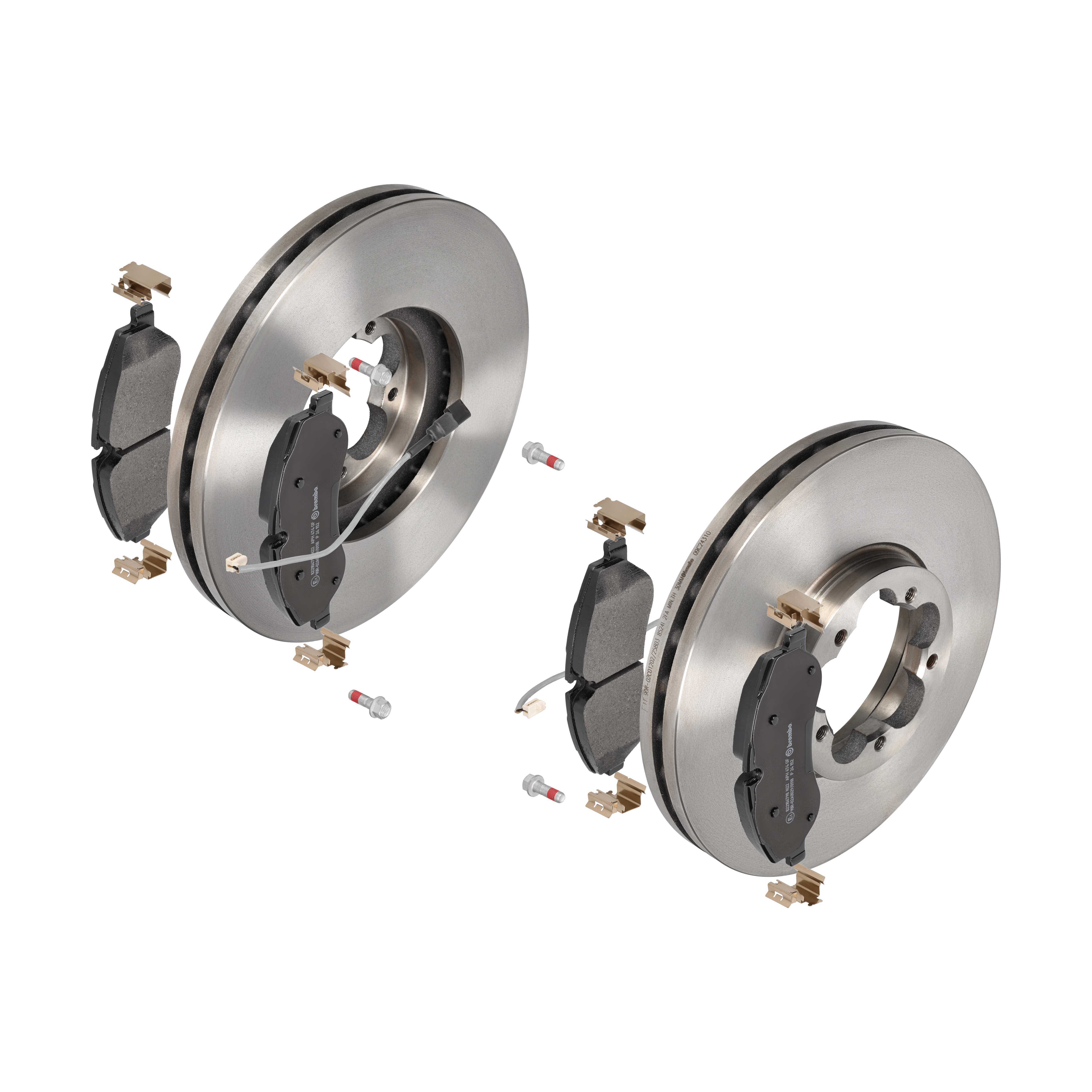 BREMBO Bremsensatz, Scheibenbremse ijdtidel43 Vorderachse Innenbelüftet 308mm 33mm für FORD
