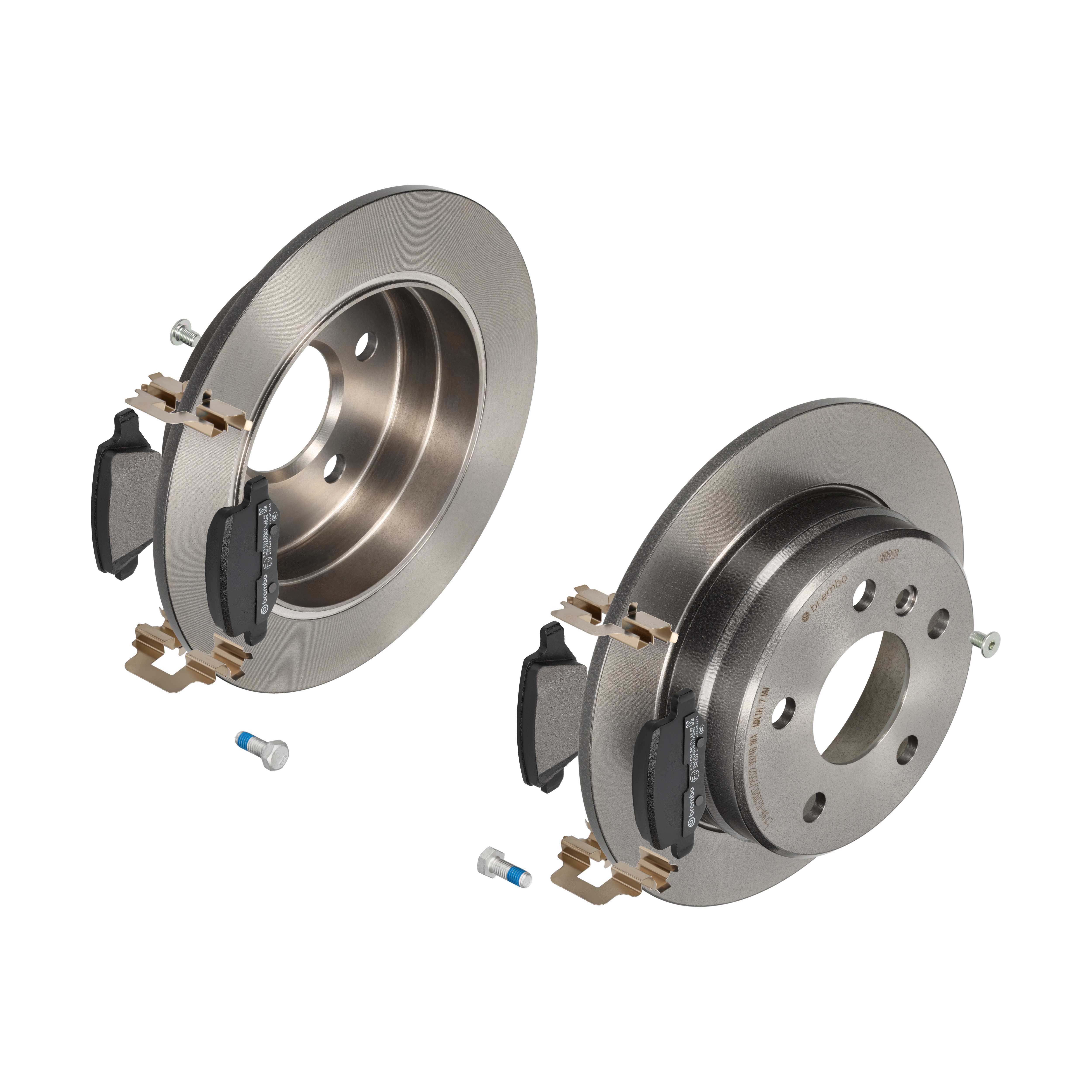 BREMBO Bremsensatz, Scheibenbremse ijdtidjip8 Hinterachse Voll 258mm 8mm für MERCEDES-BENZ