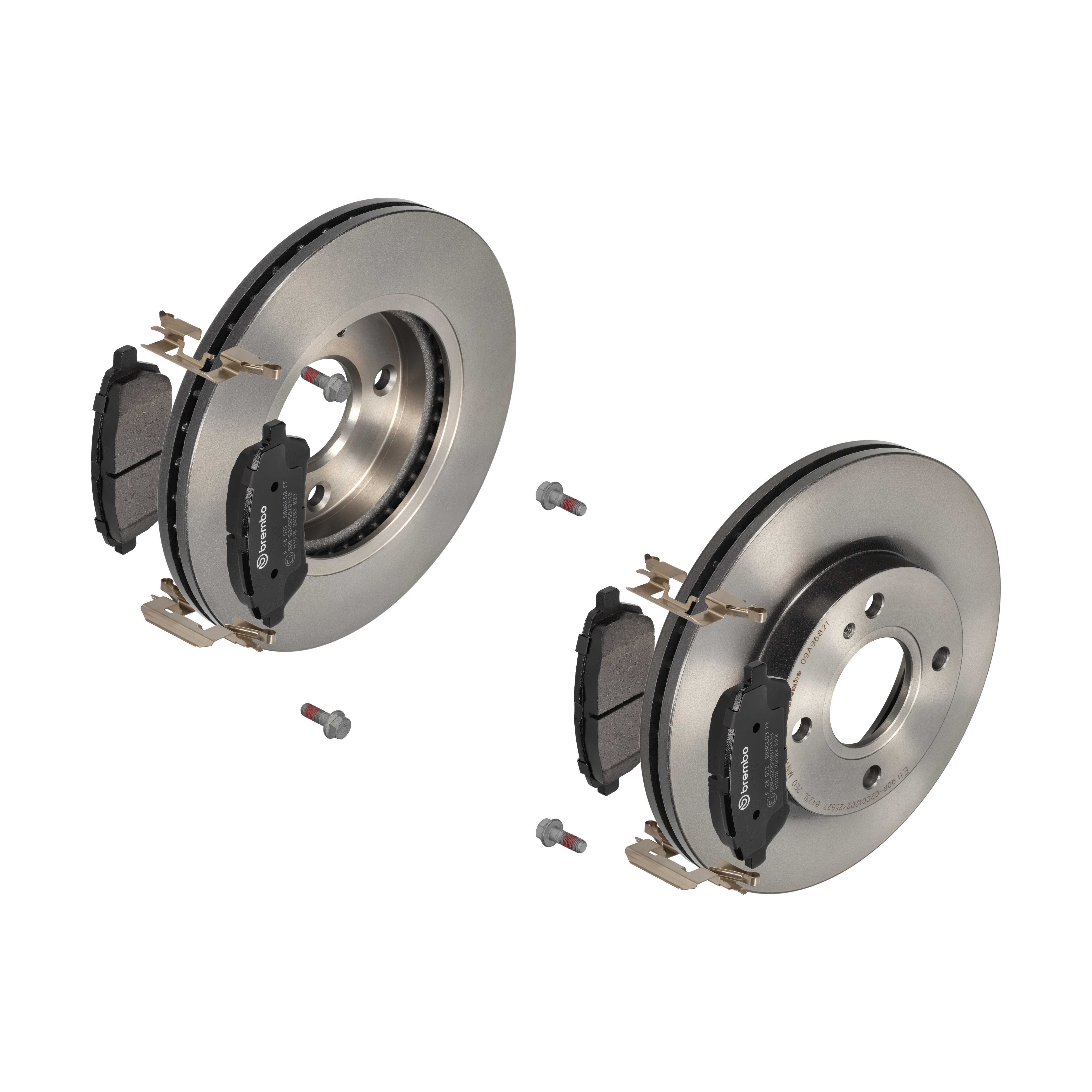 BREMBO Bremsensatz, Scheibenbremse ijdtideie9 Vorderachse Innenbelüftet 258mm 23mm für FORD TOYOTA DAIHATSU MAZDA SUZUKI