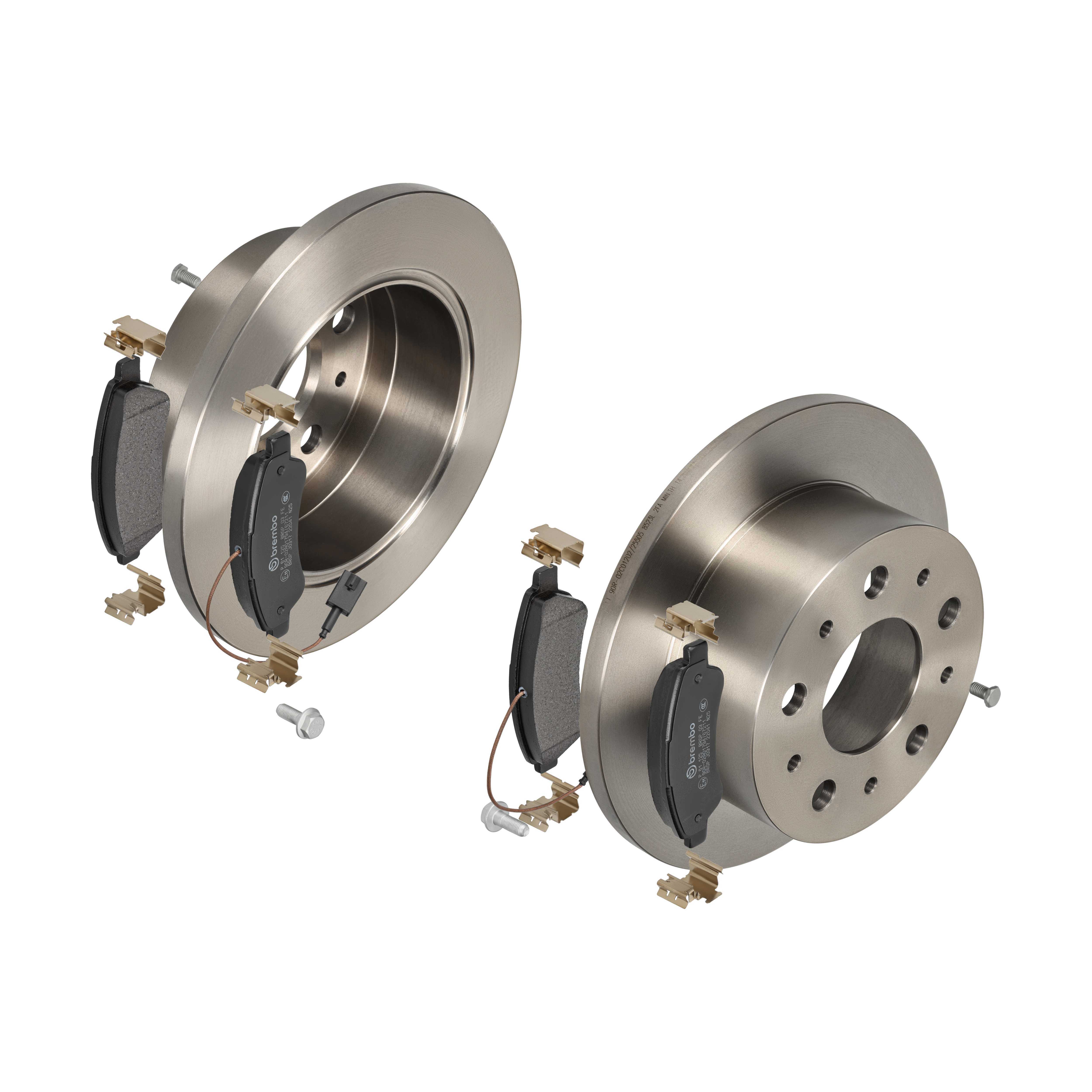 BREMBO Bremsensatz, Scheibenbremse ijdtidkkd4 Hinterachse Voll 280mm 16mm für FIAT CITROËN PEUGEOT RAM