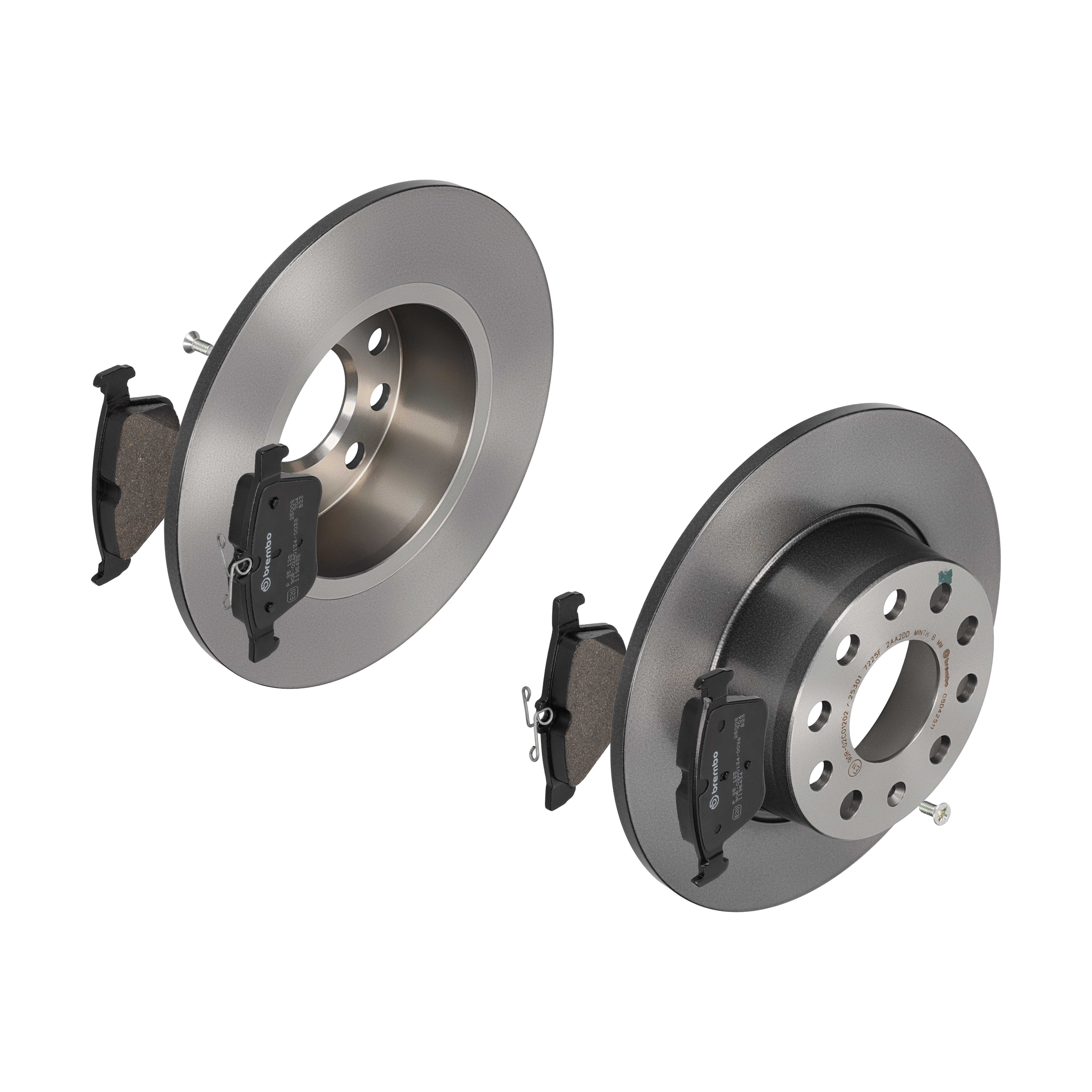 BREMBO Bremsensatz, Scheibenbremse sg00000b5r Hinterachse Voll 272mm 10mm für MG (SAIC) SEAT SKODA AUDI VW SKODA (SVW) AUDI (FAW)