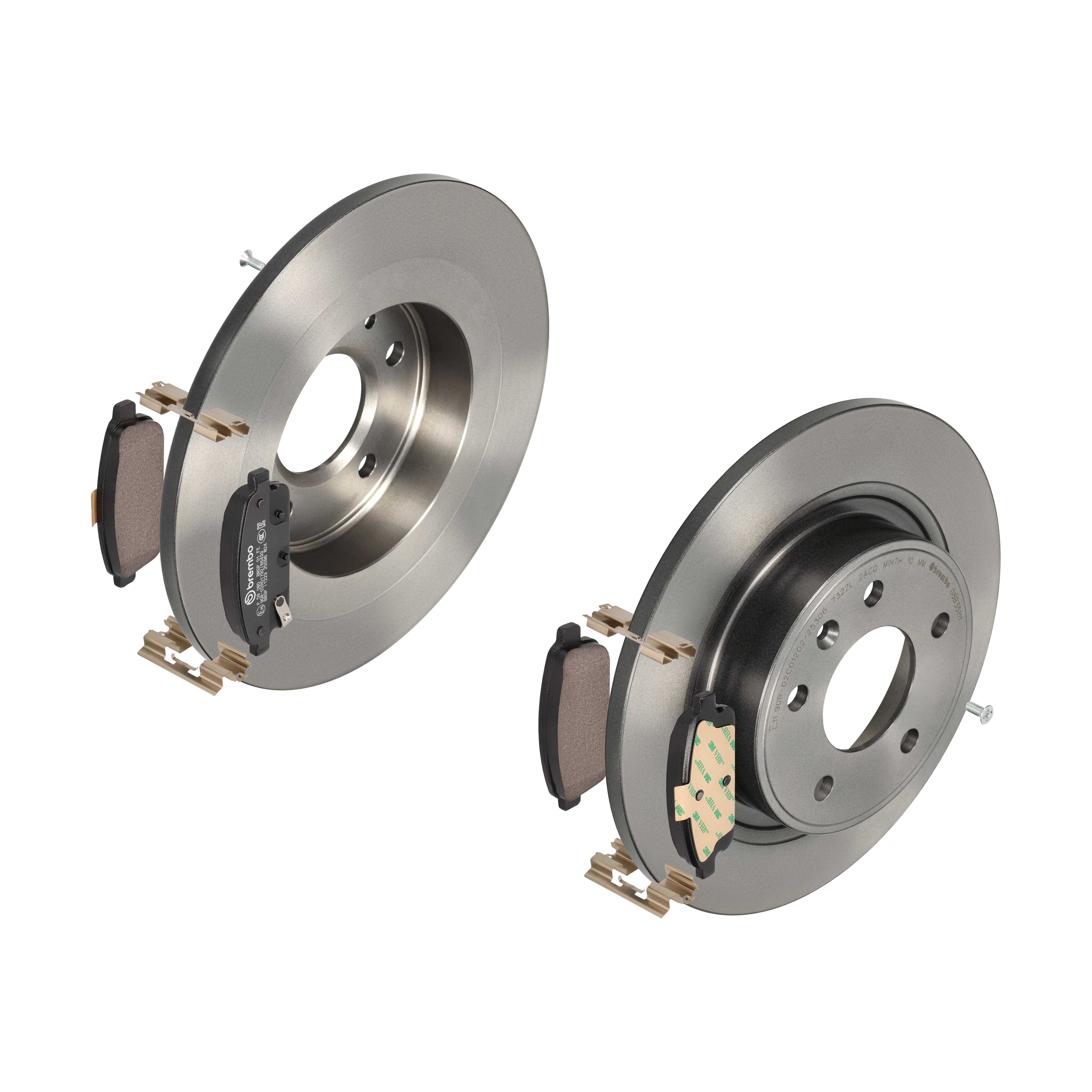 BREMBO Bremsensatz, Scheibenbremse ijdtidjsj2 Hinterachse Voll 292mm 12mm für OPEL VAUXHALL GENERAL MOTORS CHEVROLET BUICK