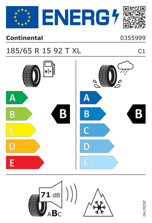 Produktbild für [Continental] 185/65R15 92T - AllSeasonContact 2