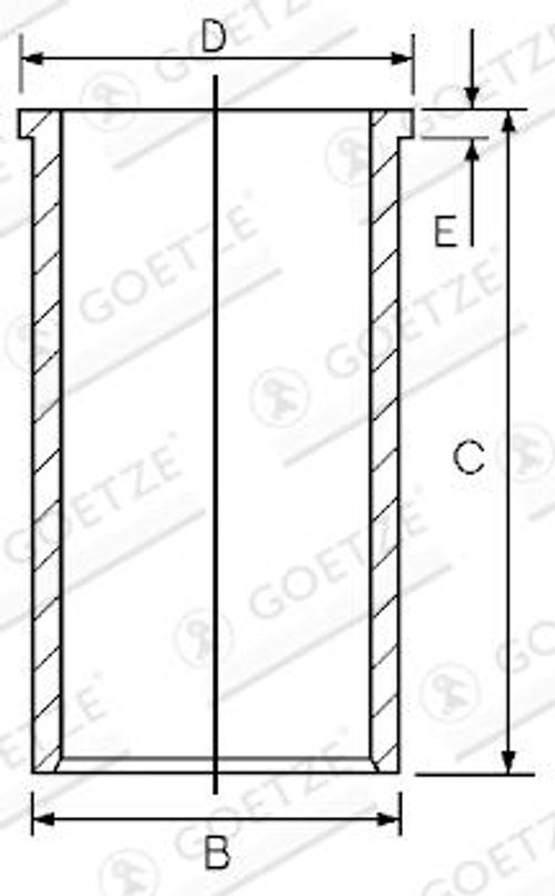 Produktbild für Zylinderlaufbuchse