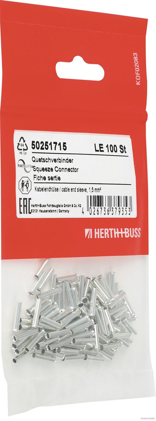 Produktbild für Quetschverbinder