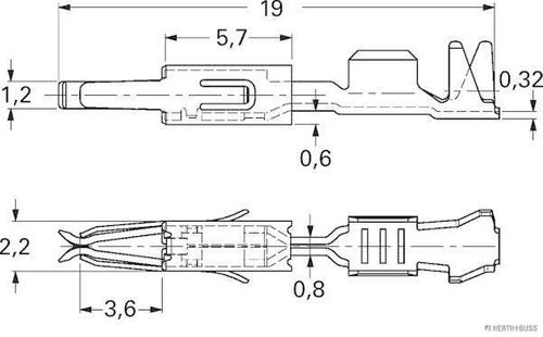 Produktbild für Crimpverbinder