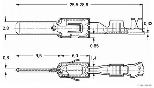 Produktbild für Crimpverbinder