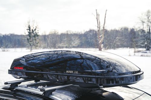 Produktbild für Kamei Husky 330 schwarz hochglänzend - rechtsöffnend 