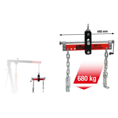 KS TOOLS Lastenpositionier-Vorrichtung, Werkstattkran 1601291
