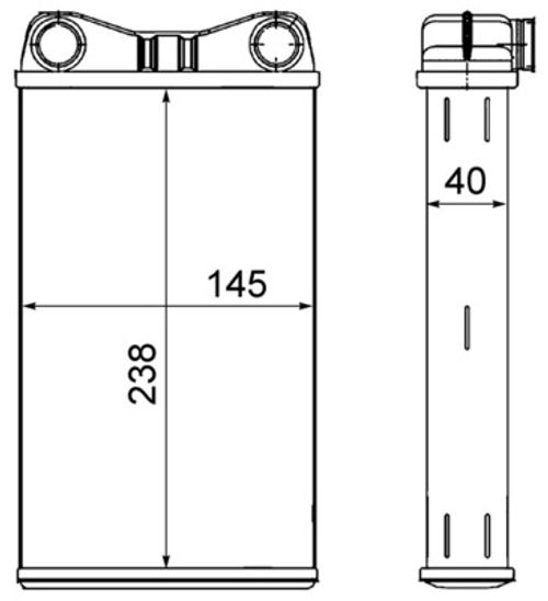 Produktbild für Wärmetauscher, Innenraumheizung