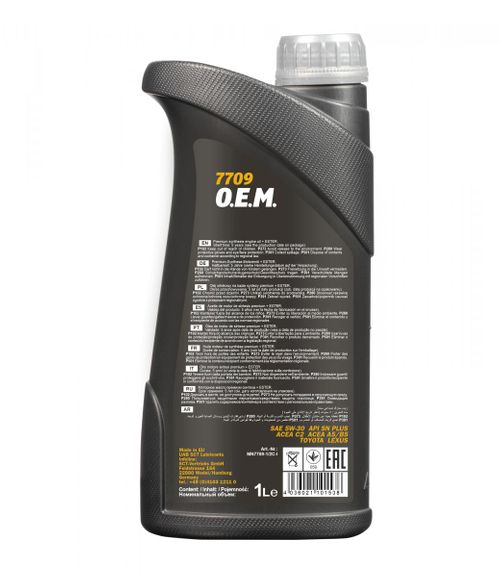 Produktbild für Mannol 7709 for Toyota Lexus 5W-30 [1L] 