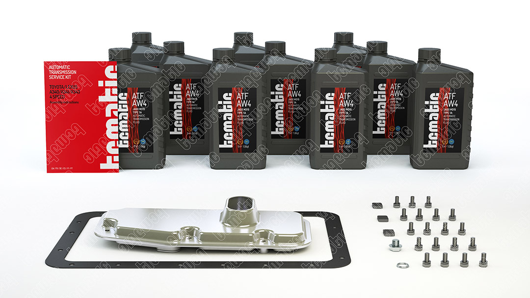 TCMATIC Teilesatz, Ölwechsel-Automatikgetriebe 1051011016 1l für TOYOTA HYUNDAI ISUZU