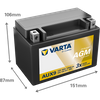 Produktbild für Starterbatterie DYNAMIC AUX 12 V, 9 Ah, 130 A