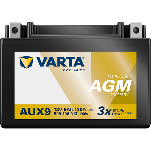 Produktbild für Starterbatterie DYNAMIC AUX 12 V, 9 Ah, 130 A