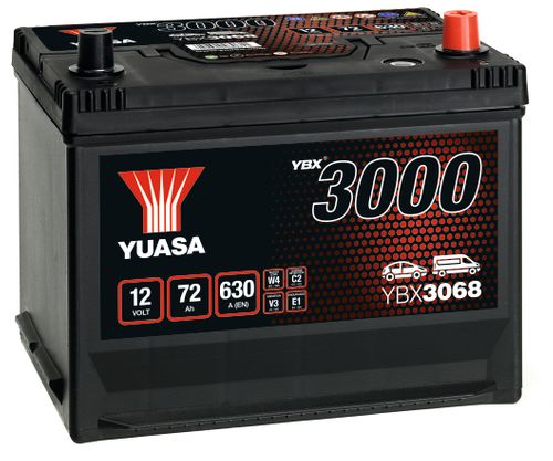 Produktbild für YBX3000 - SMF - 12V 72Ah 630A