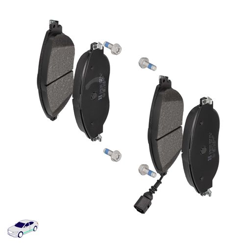 Produktbild für Bremsbelagsatz, Scheibenbremse